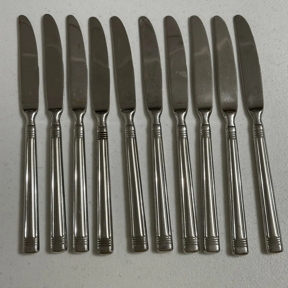 J.A. Henckels International Savant Stainless Steel Serrated Dinner Knives 10 pc